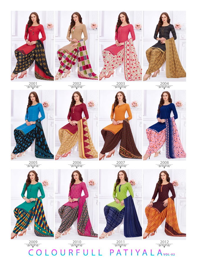 Avkash Colourfull Patiyal 2 Casual Daily Wear Cotton Printed Collection